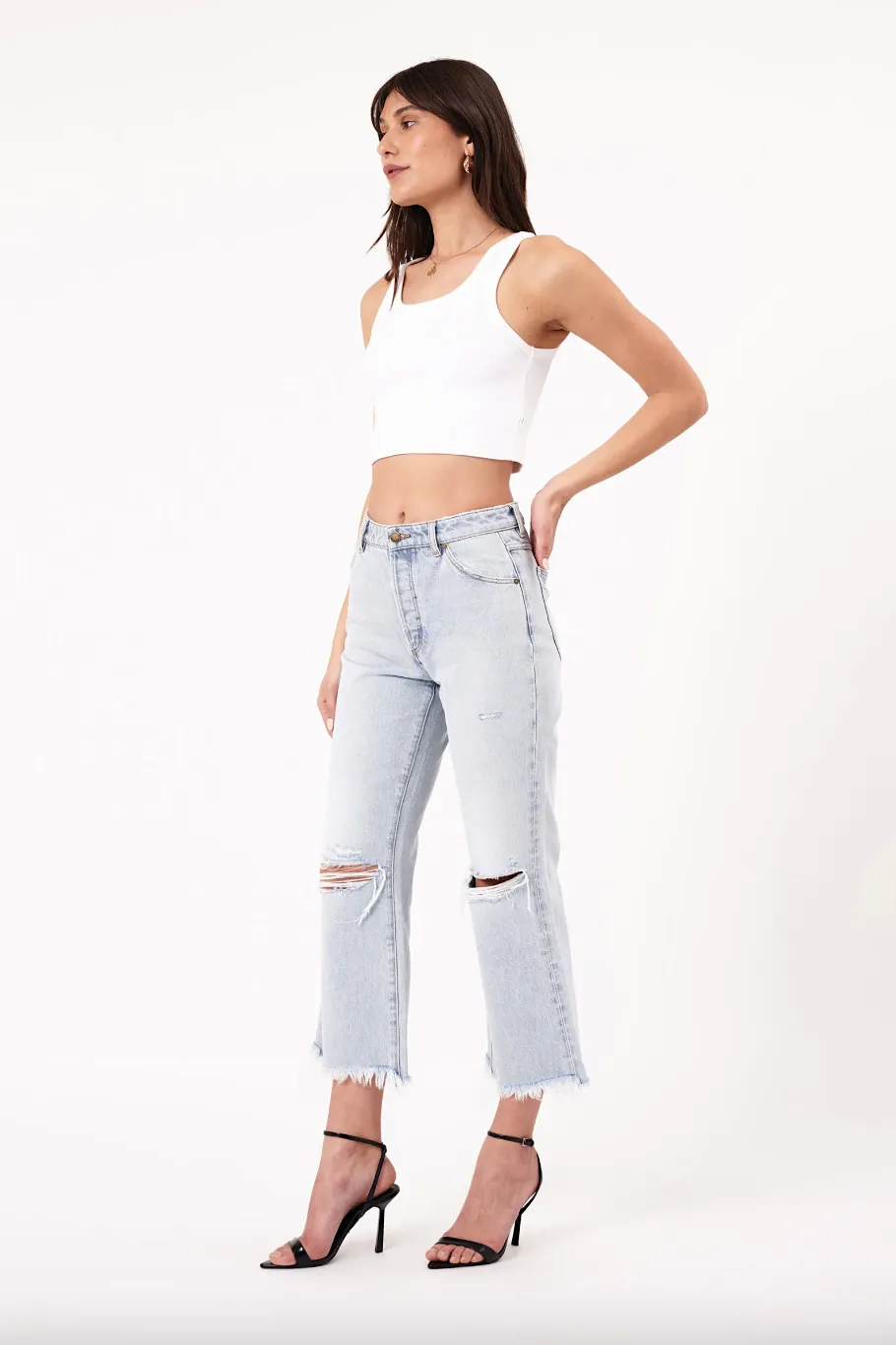 rolla's classic flare crop - luna