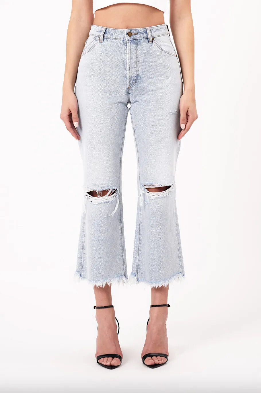 rolla's classic flare crop - luna