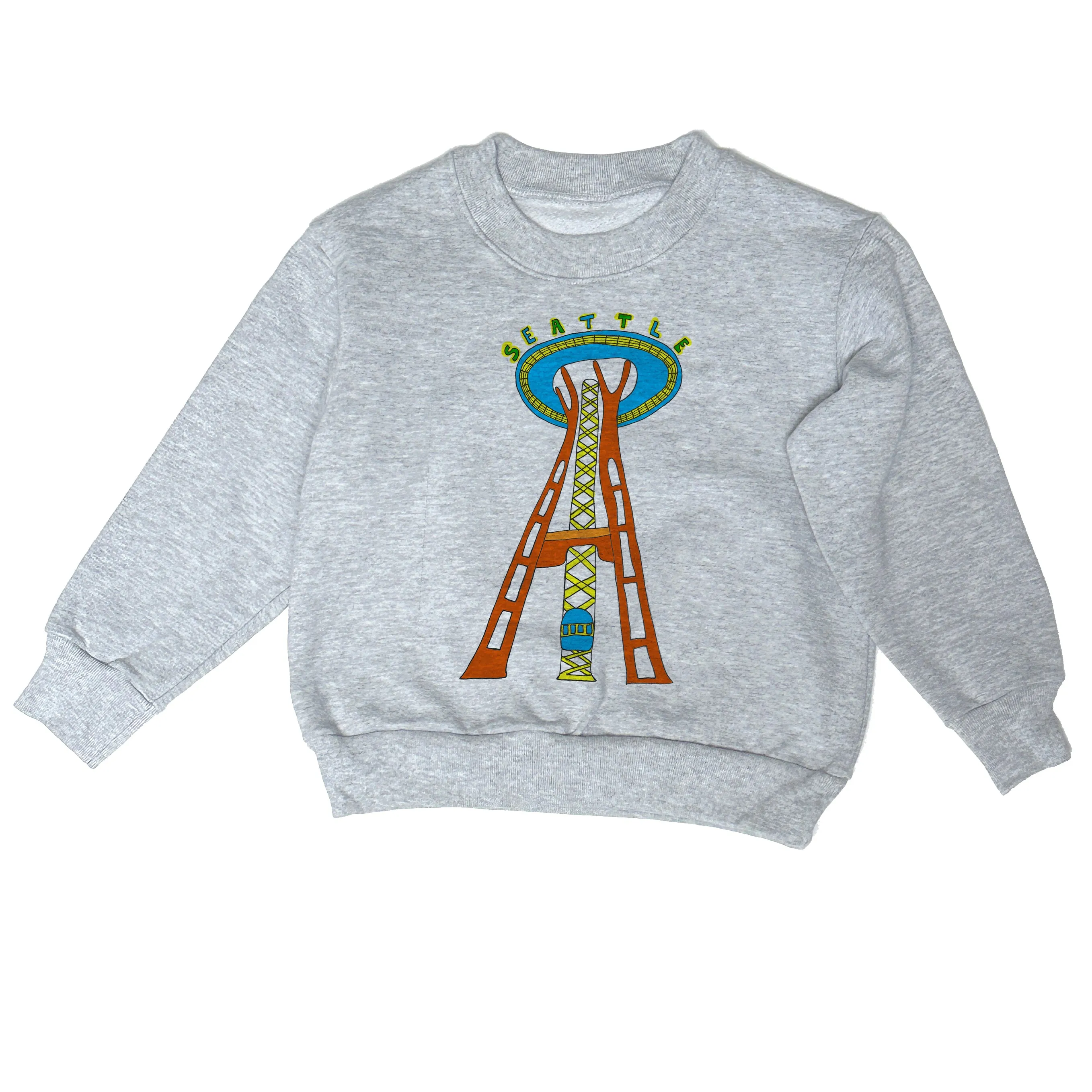 Seattle Space Needle - Heavy Fleece sweatshirt grey