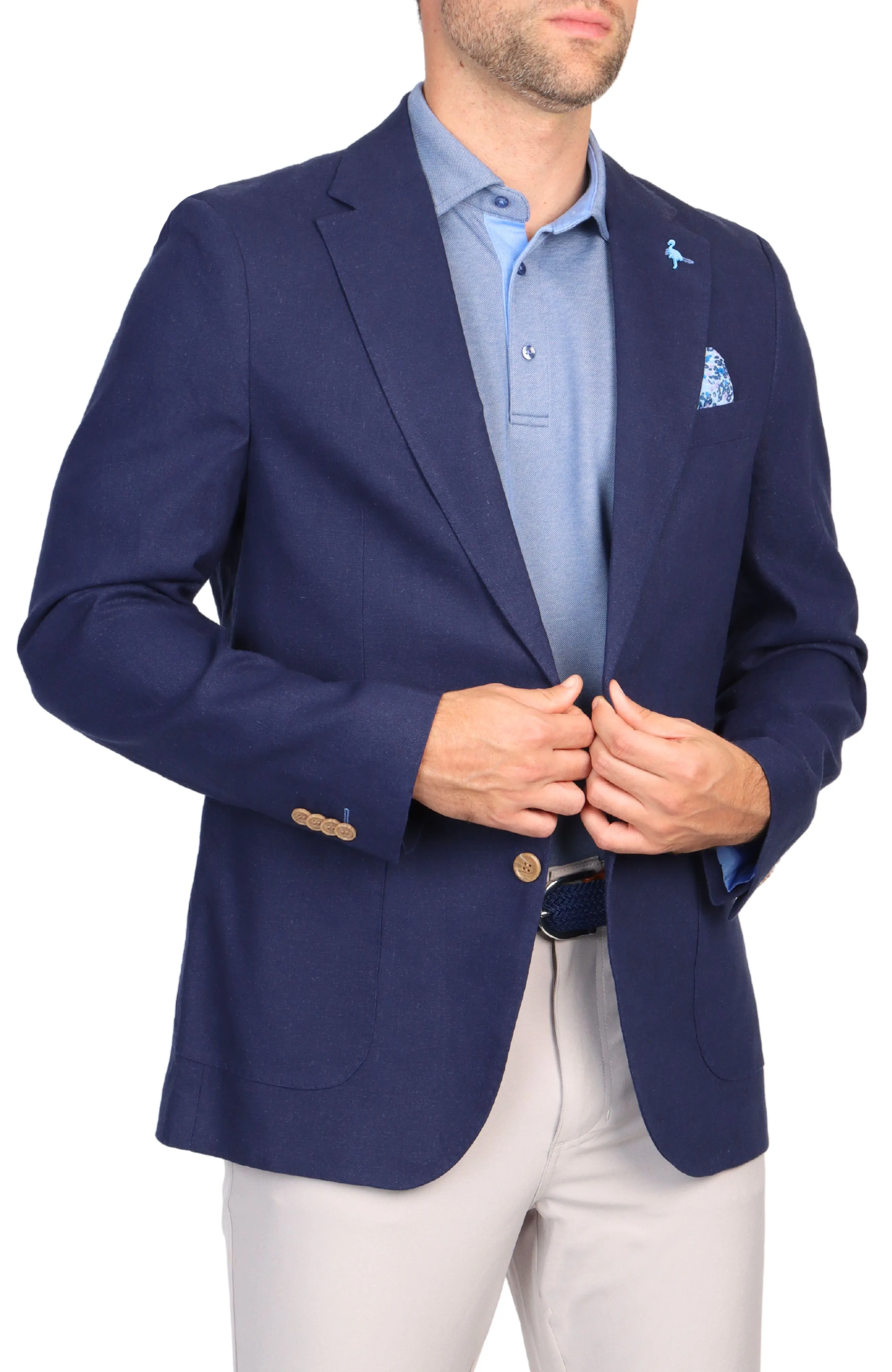 Signature Solid Classic Linen Sport Coat