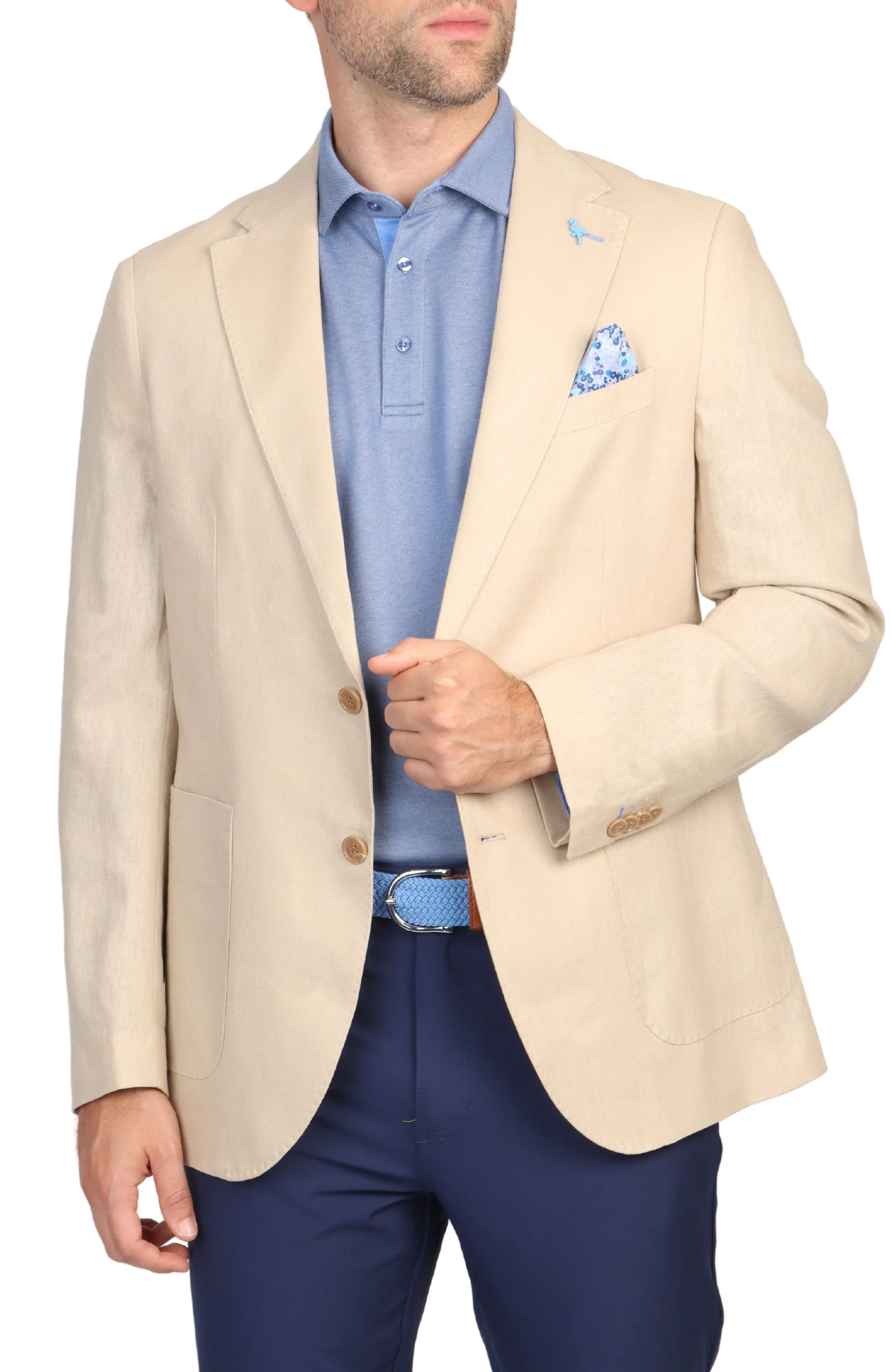 Signature Solid Classic Linen Sport Coat