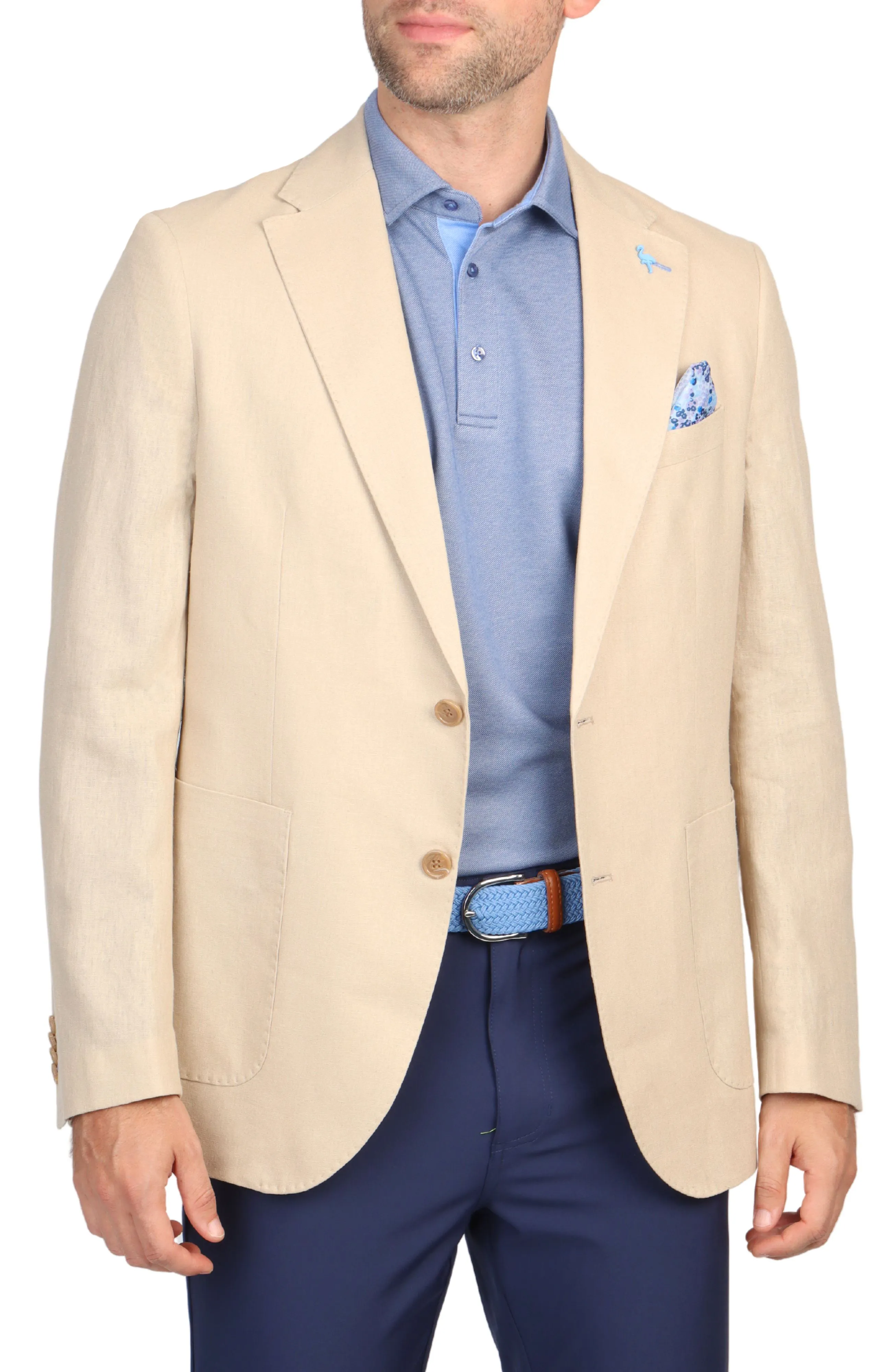 Signature Solid Classic Linen Sport Coat