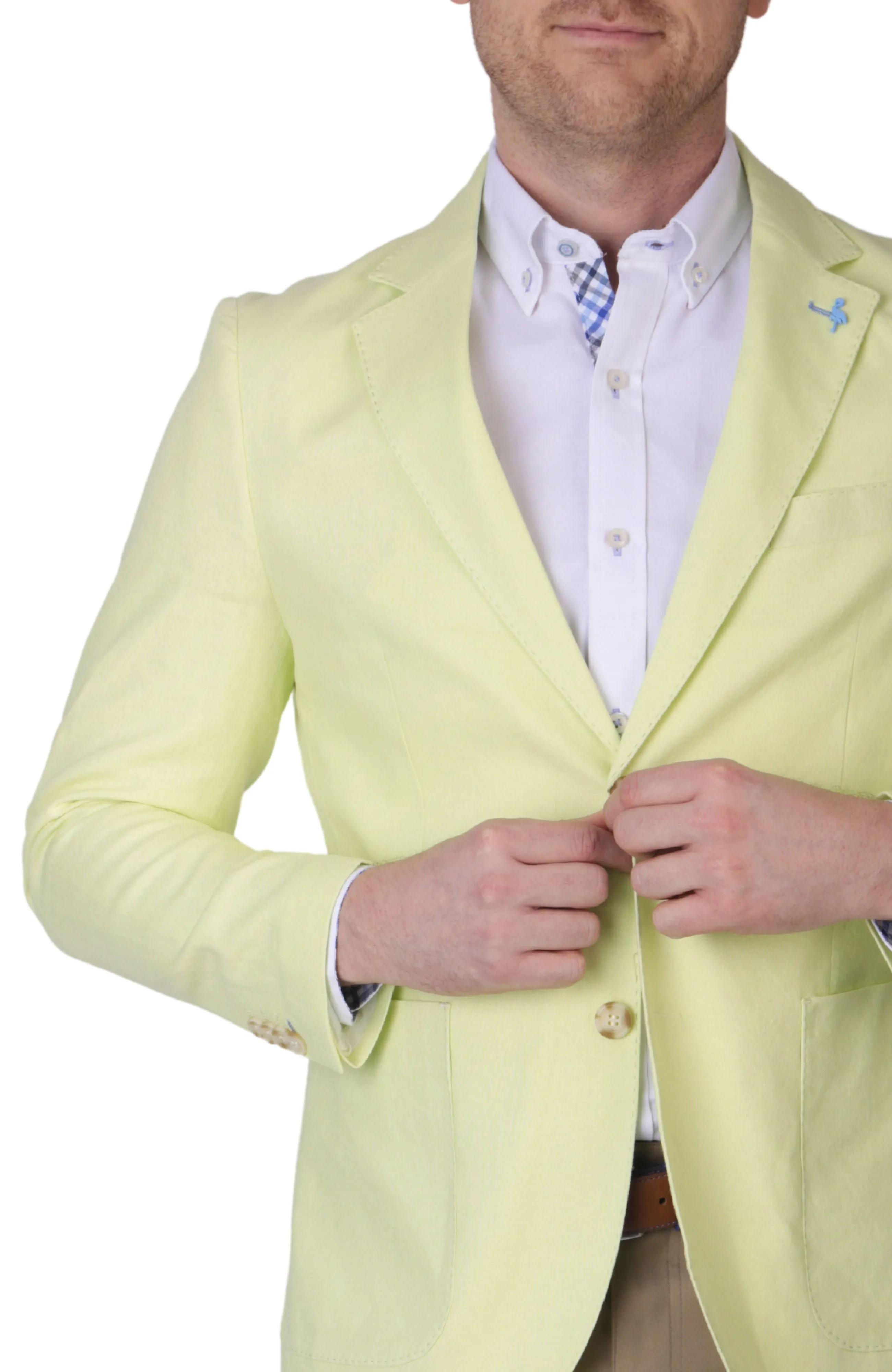 Signature Solid Pastel Linen Sport Coat