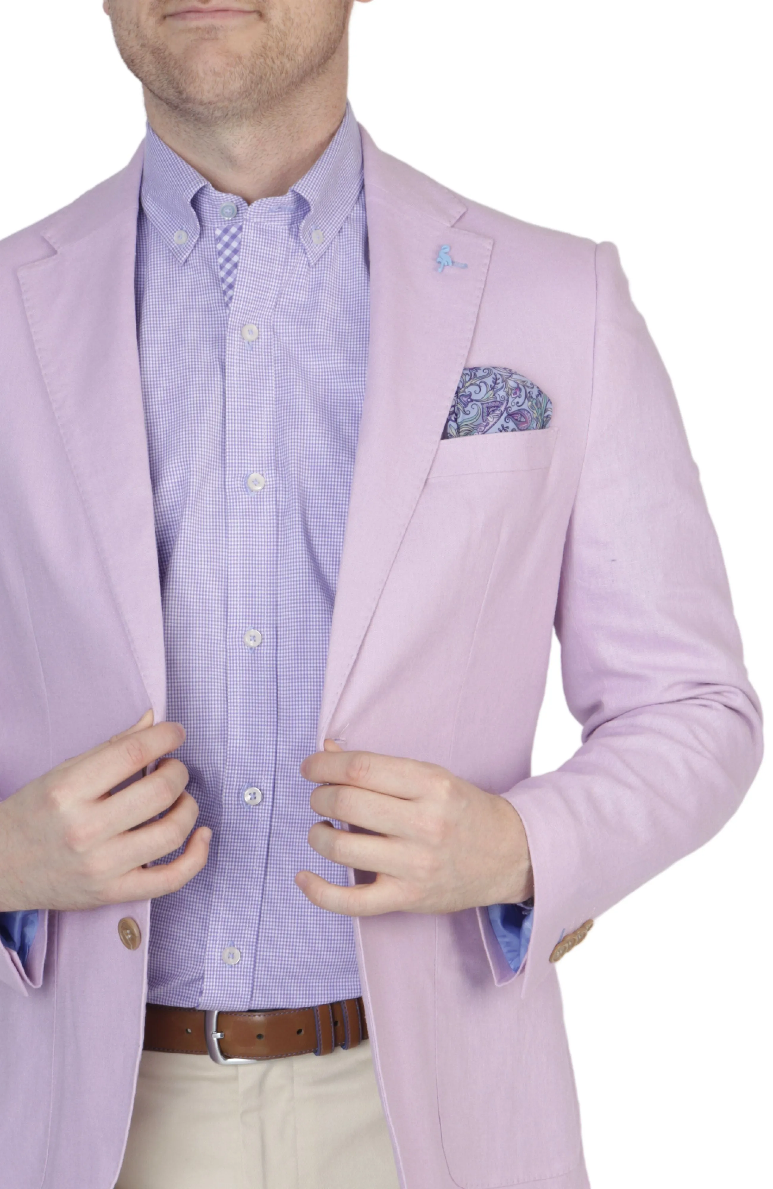 Signature Solid Pastel Linen Sport Coat