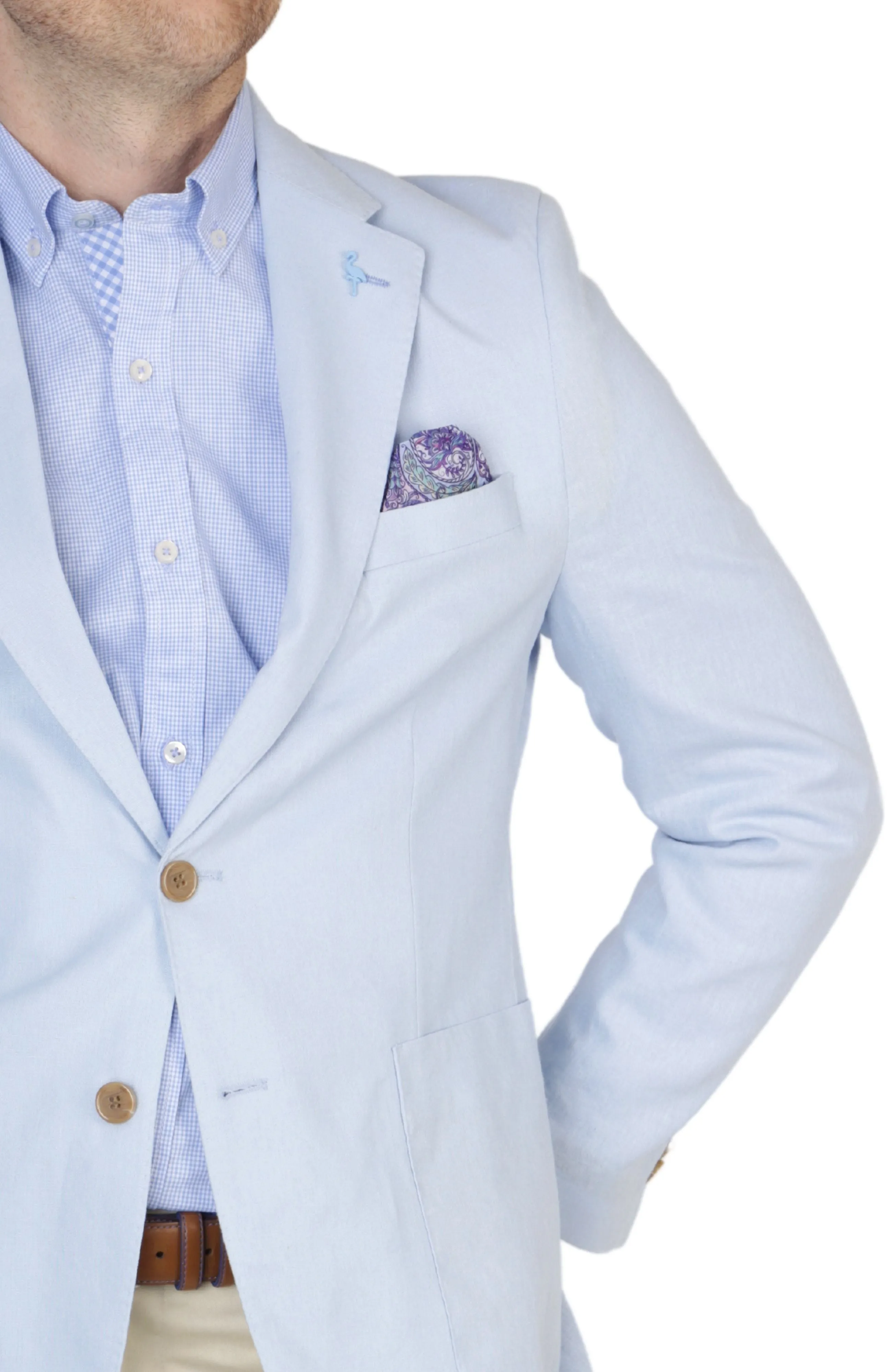 Signature Solid Pastel Linen Sport Coat