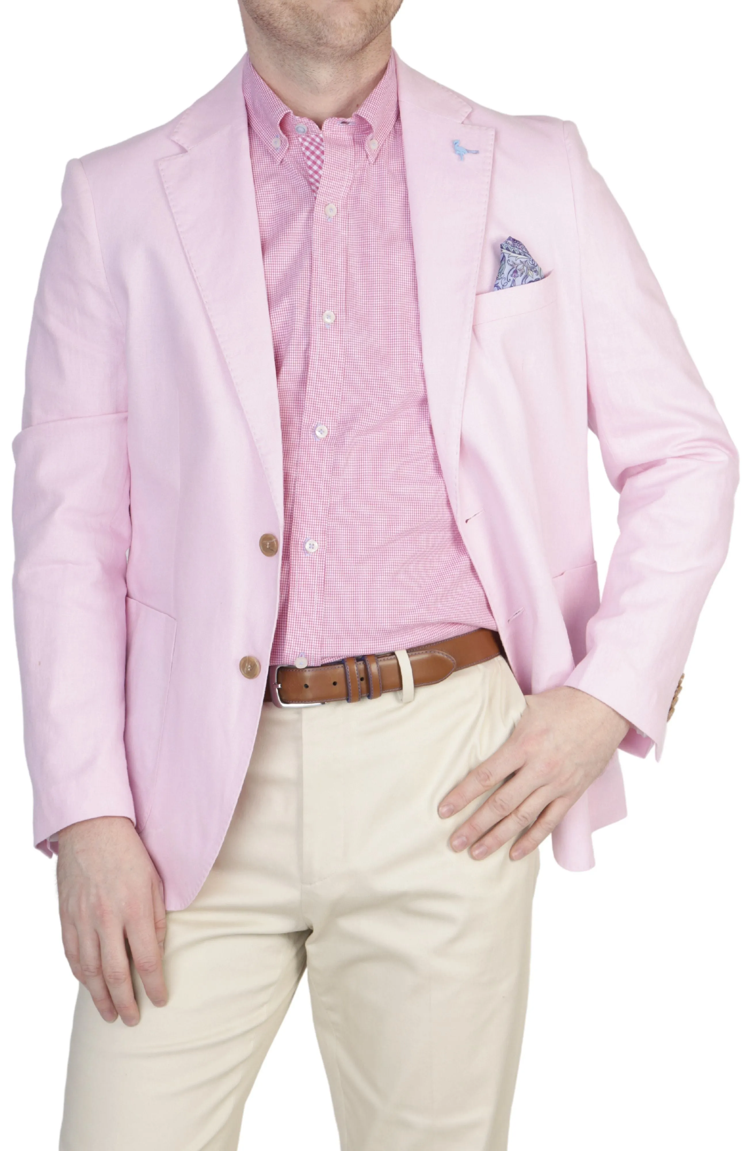 Signature Solid Pastel Linen Sport Coat