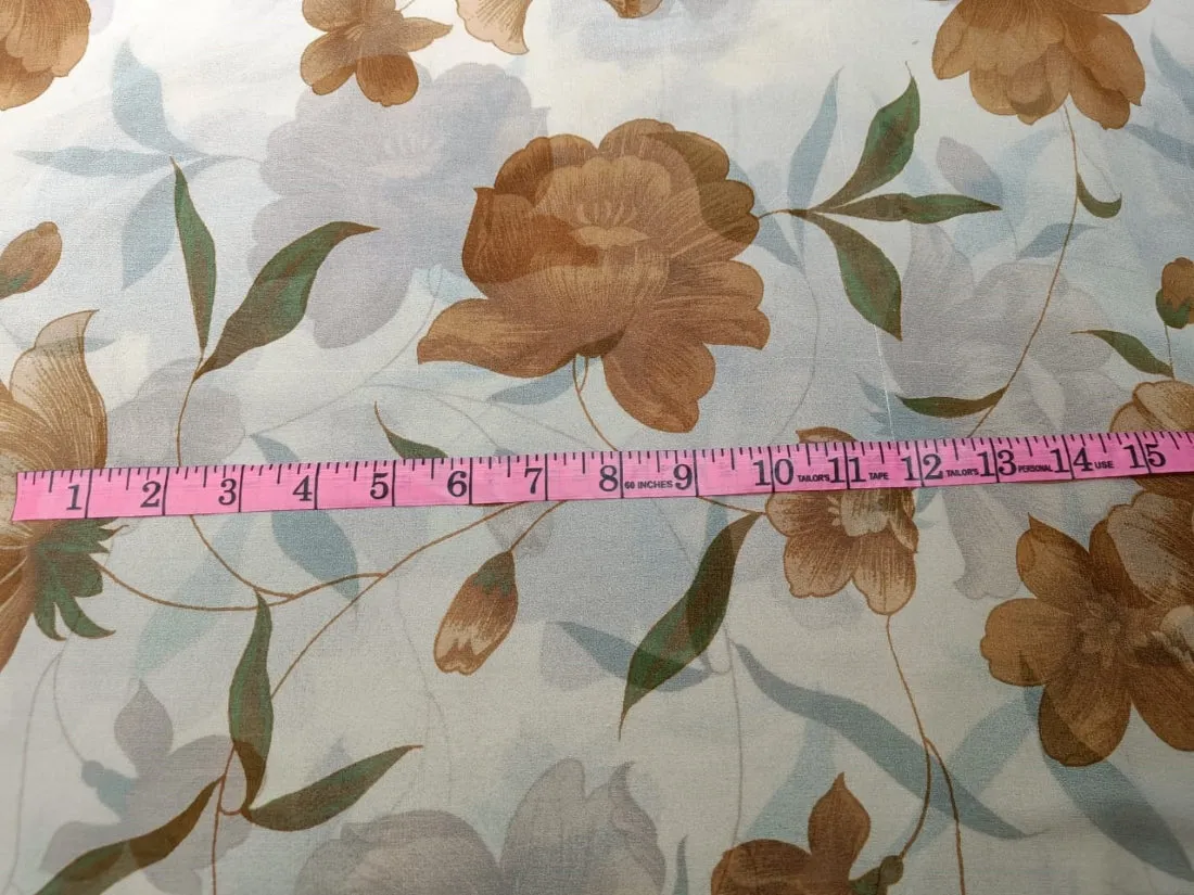 silk chiffon floral print 44&quot; wide