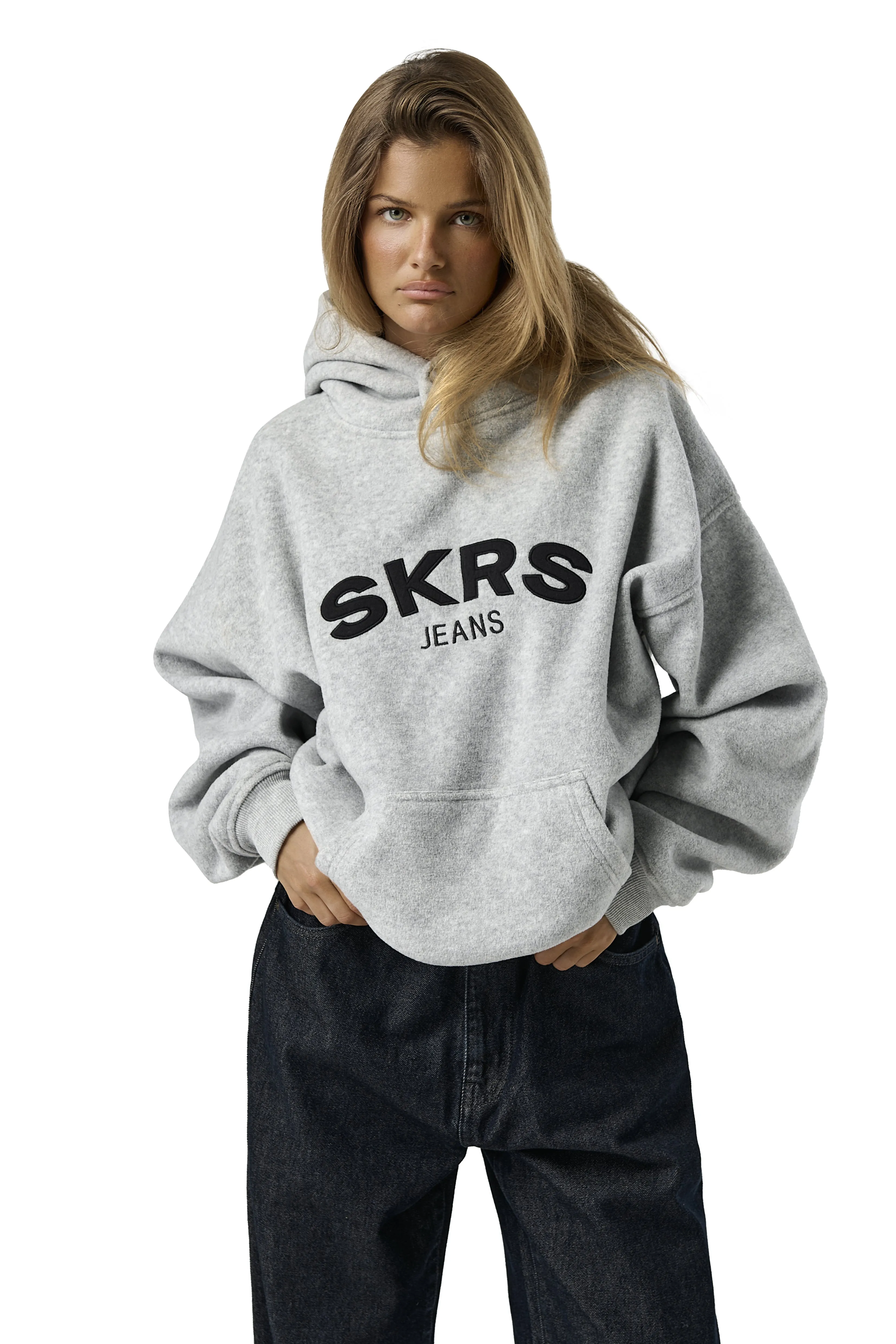 SKRS Fleece Hoodie in Dapple