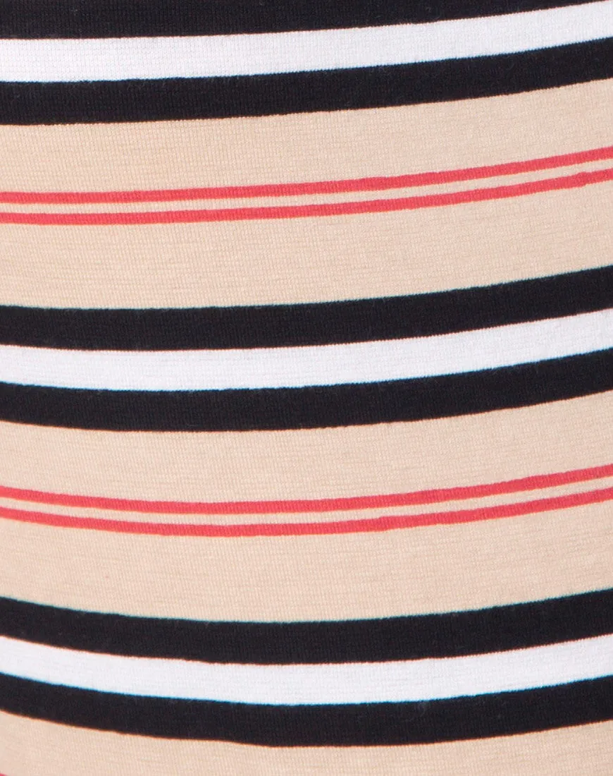 Sol Bodice in Classic Stripe Horizontal