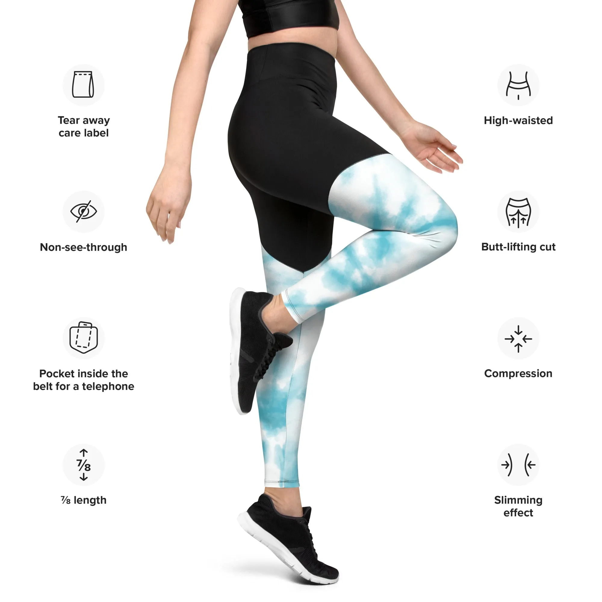 Sports Leggings (Glamourange Women Sports Leggings With Design Patterns - 0019)