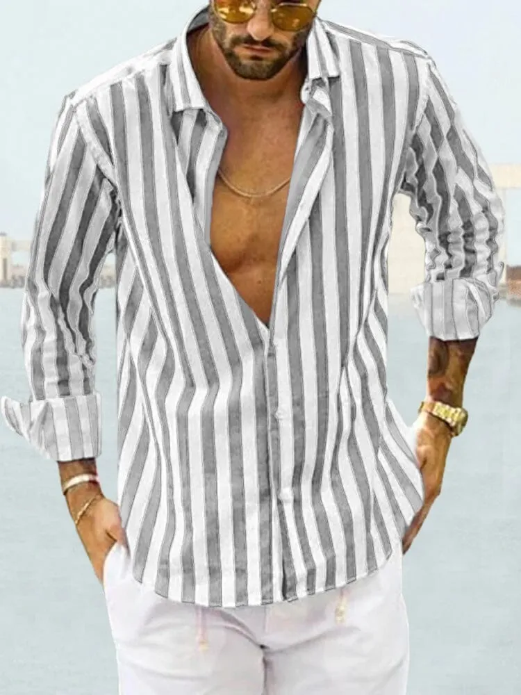 Striped Cotton Style  Shirt 3