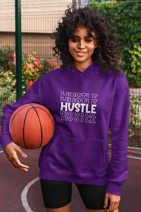 Stylish Hoodies For Women 'HUSTLE' Designed