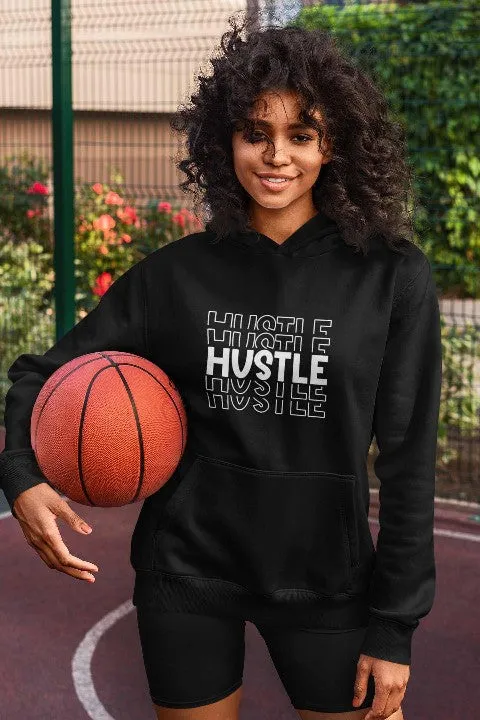 Stylish Hoodies For Women 'HUSTLE' Designed