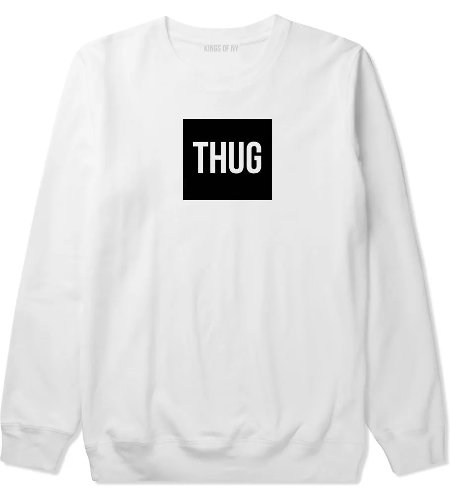 Thug Gangsta Box Logo Boys Kids Crewneck Sweatshirt