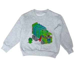 Trash Truck - Heavy Fleece sweatshirt grey