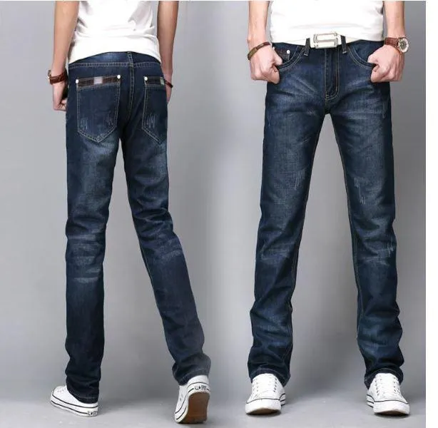 West Louis™ Denim Classic Style Jeans