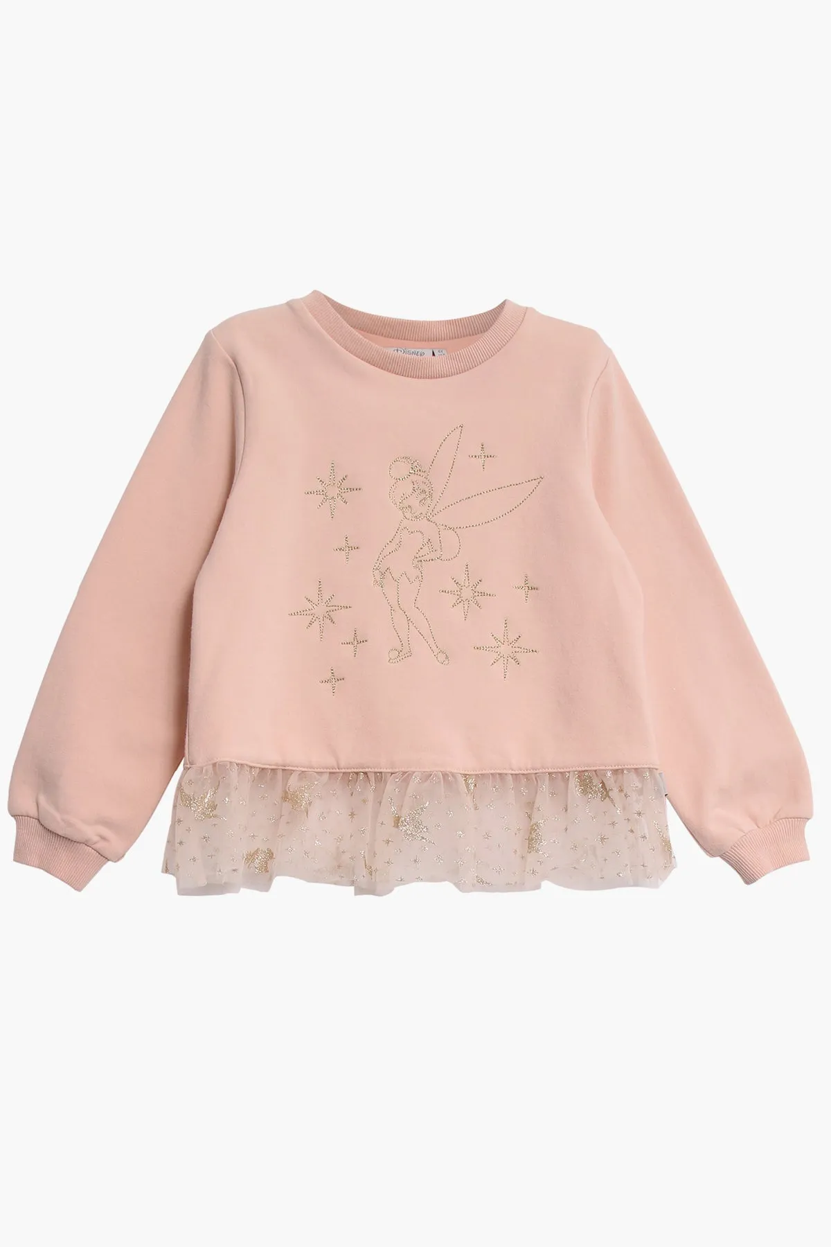 Wheat Tinker Bell Girls Sweatshirt