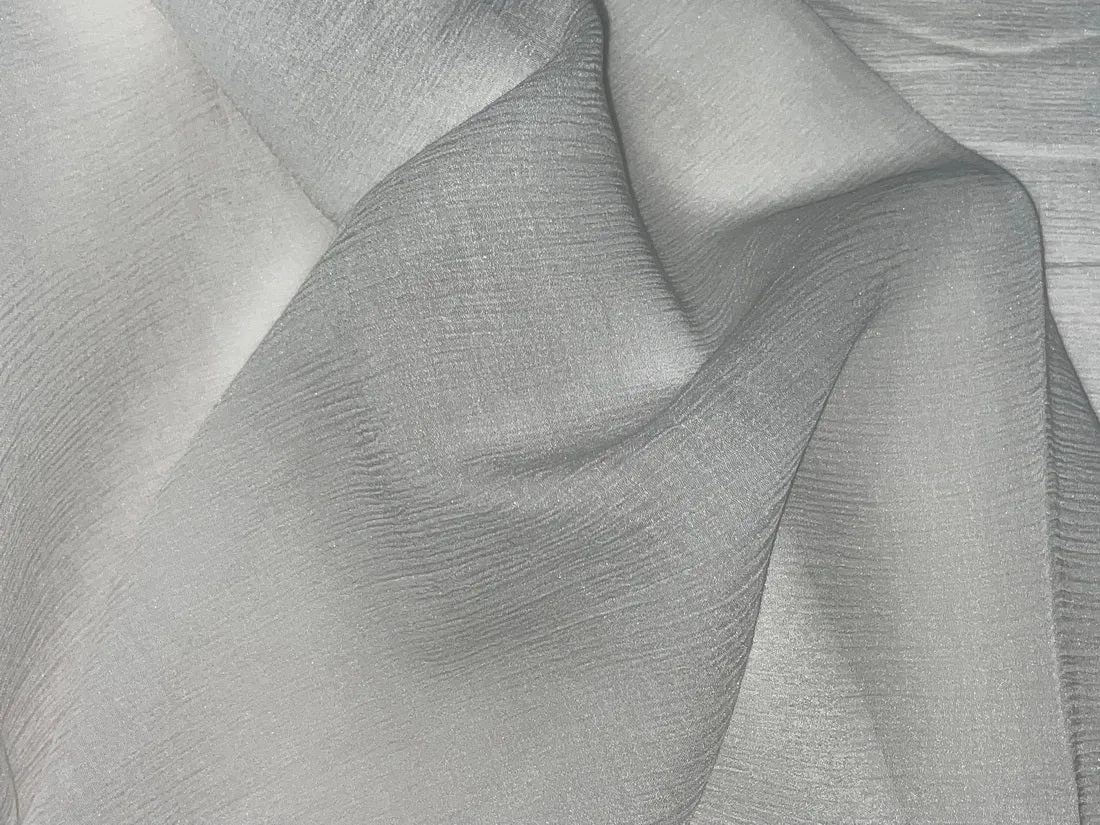 White cotton chiffon 40" wide