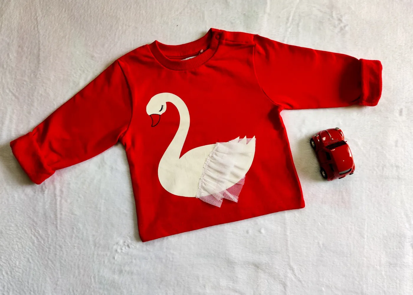 Winter Sweatshirt Combo - Swan and Cupcake