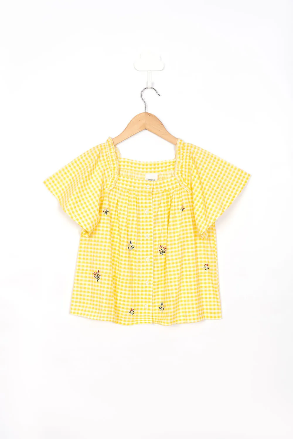 Yellow Embroidery Shirt